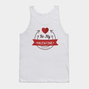 Happy Valentine's day love cute romance couple gift Tank Top